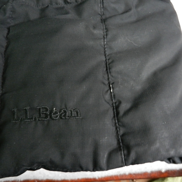 LL Bean Jacket Womens XS Black Down Trench Pertex Classic Downtek Waterproof - Picture 9 of 16